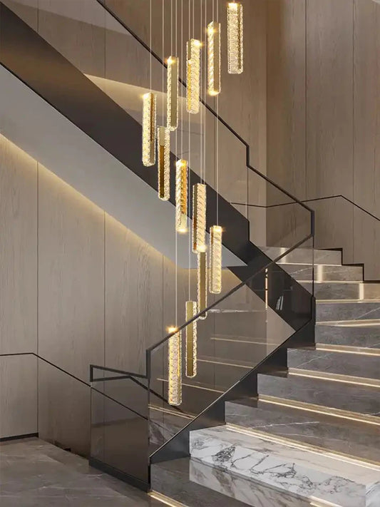 Crystal Block Luxury Droplight
