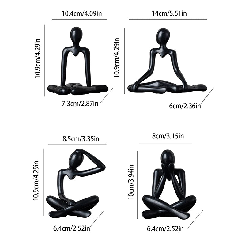 1pc Abstract Thinker Statues