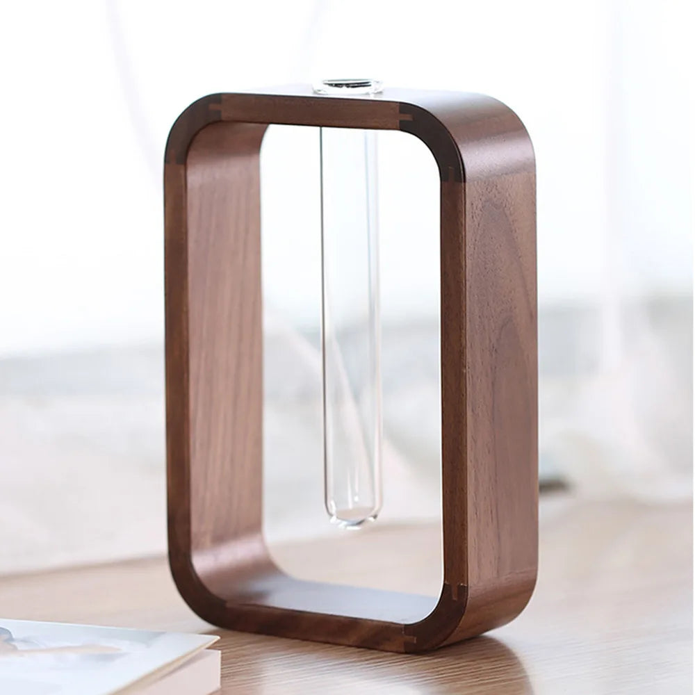 Rectangle Wood Retro Plant