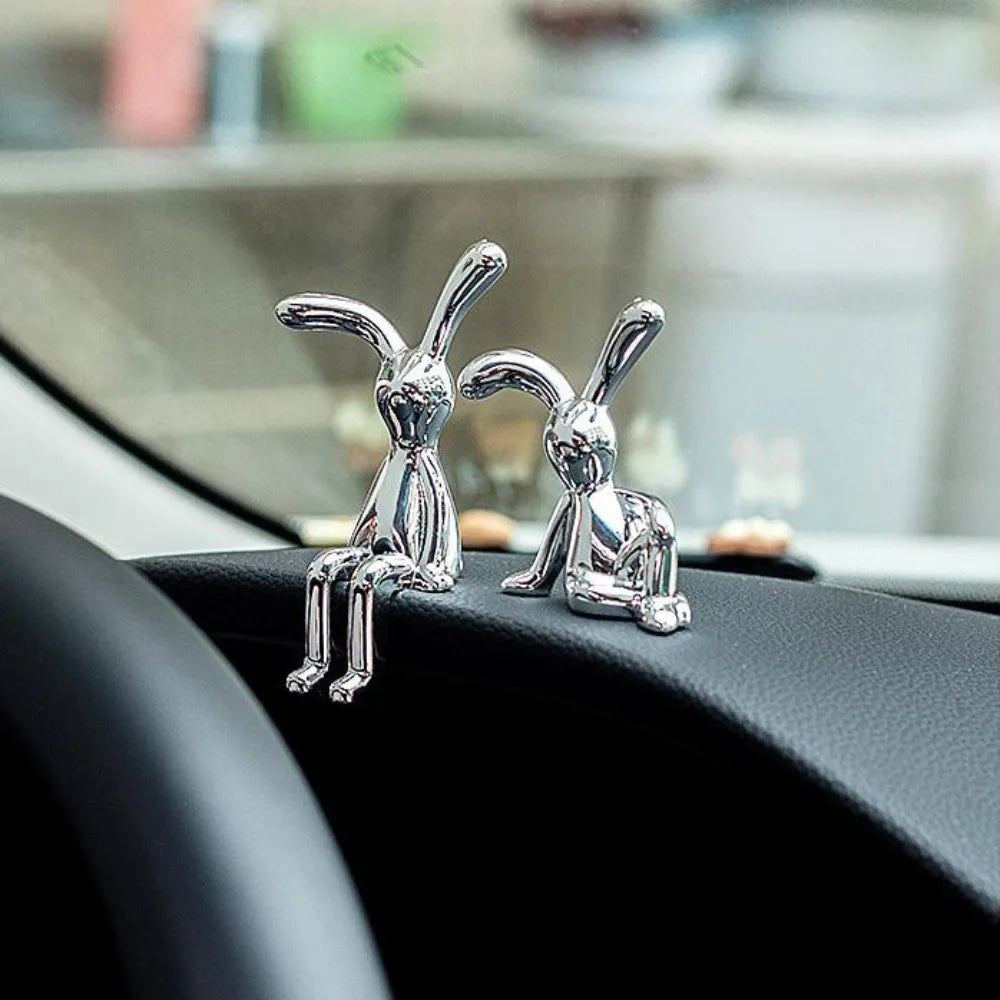 1pc Long Eared Rabbit Decor