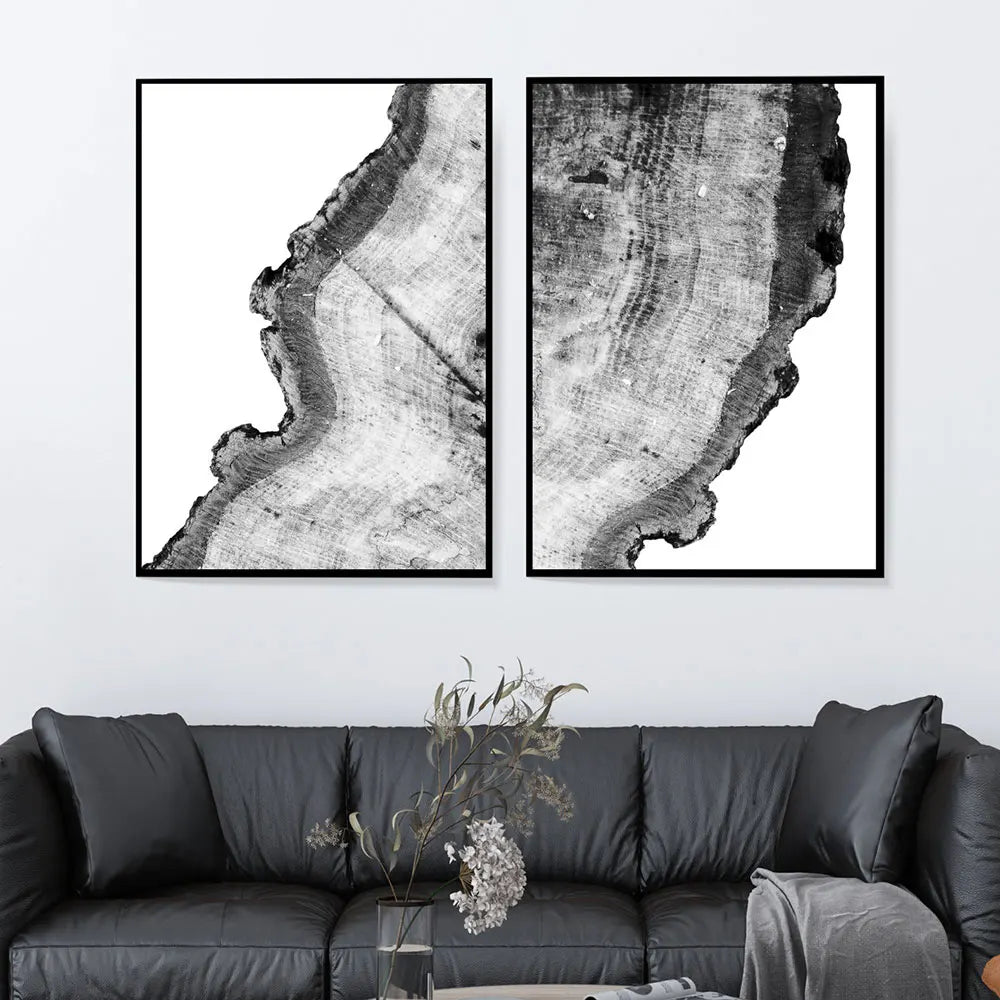 Nordic Tree Rings Wall Art