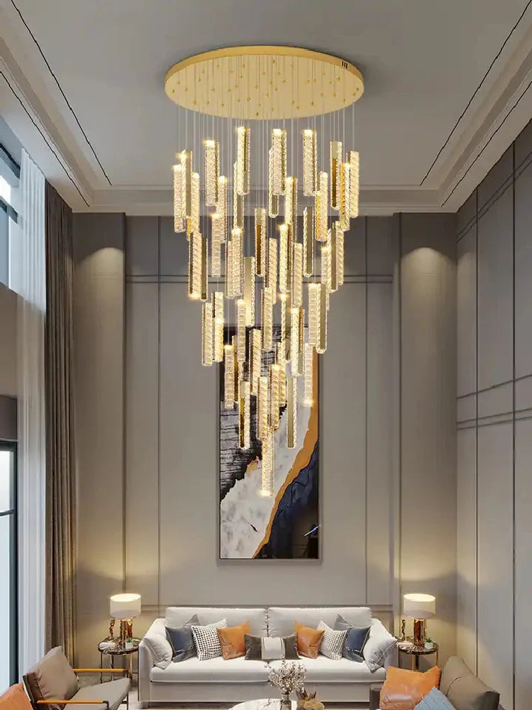 Crystal Block Luxury Droplight