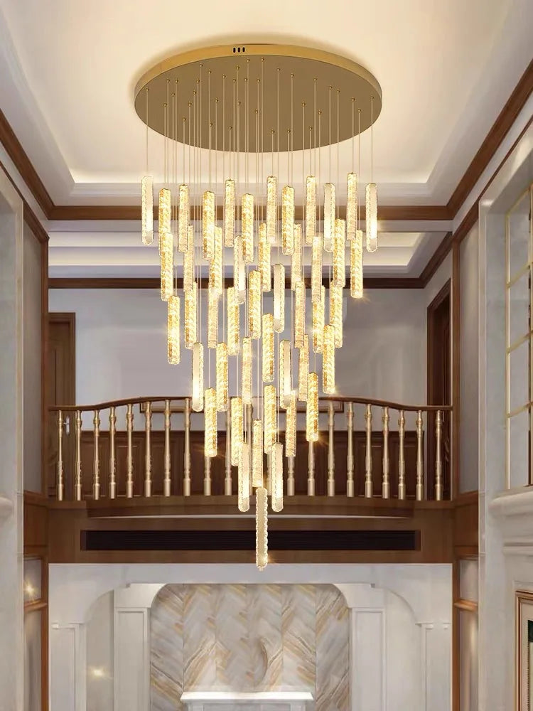 Crystal Block Luxury Droplight