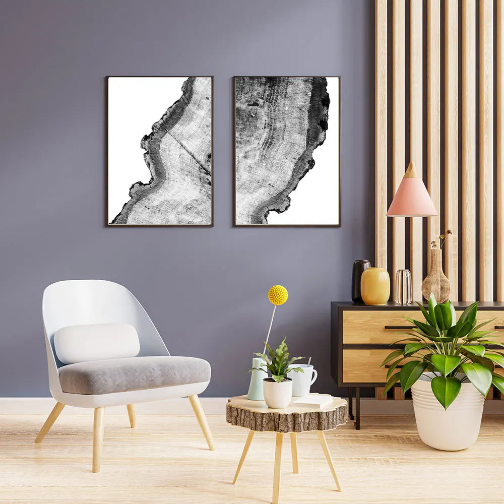 Nordic Tree Rings Wall Art